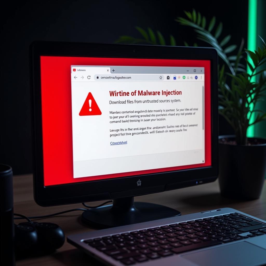 Malware Infection Warning Popup