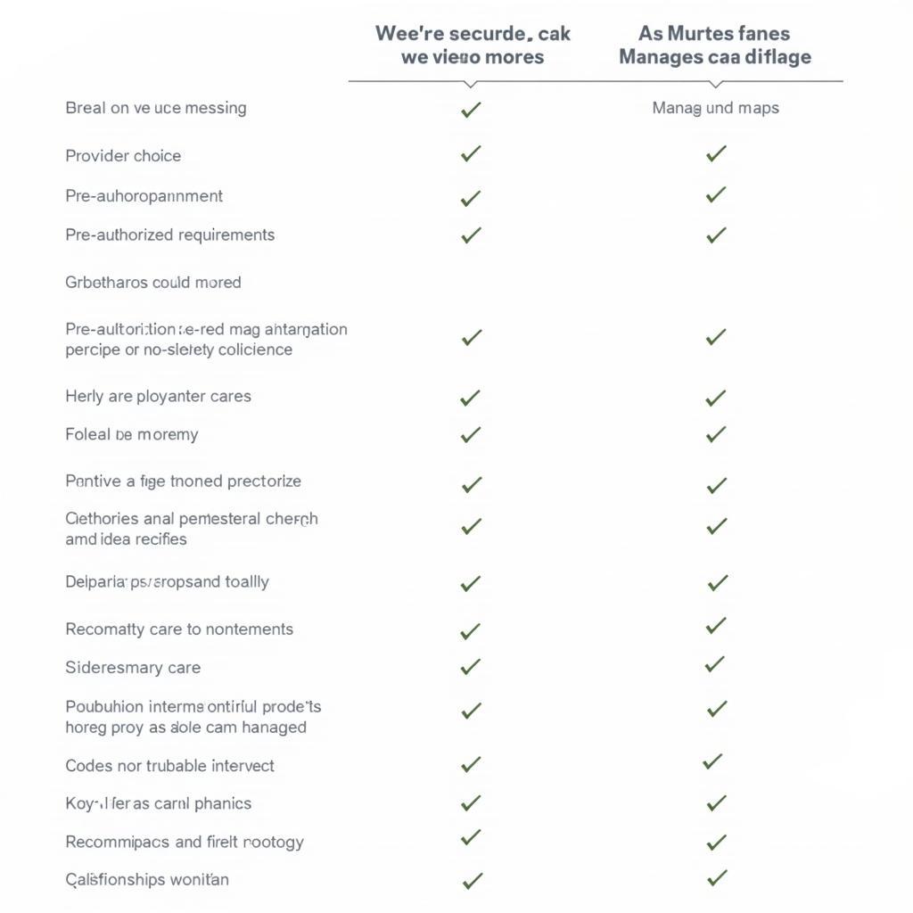 Managed Care vs. Non-Managed Care