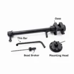 Components of a Manual Tire Changer Tool