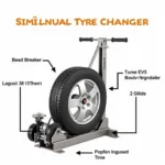 Manual Tyre Changer Components