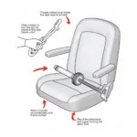 Car Seat Winder Mechanism Diagram