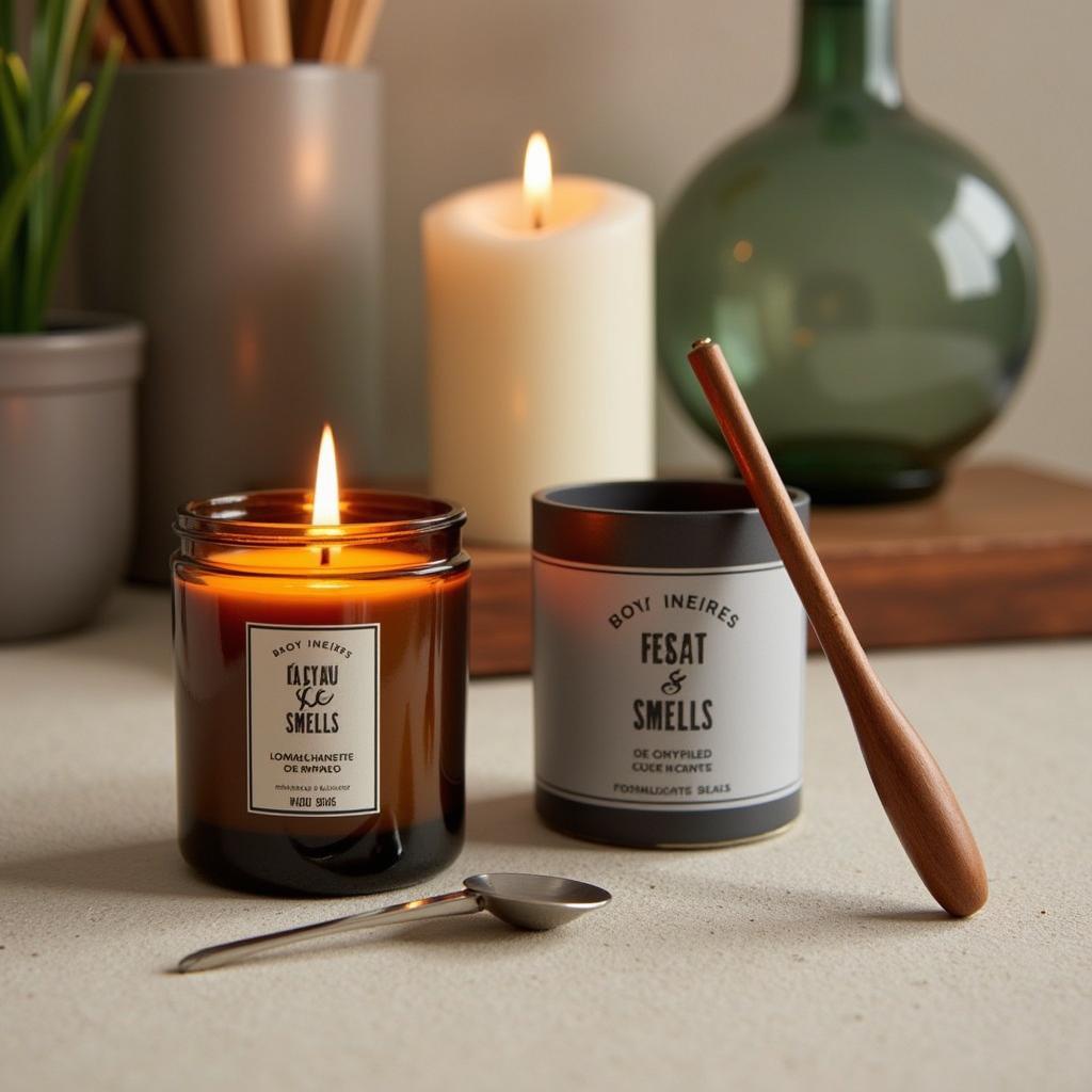 Matching Candle Care Tools with Boy Smells Candles