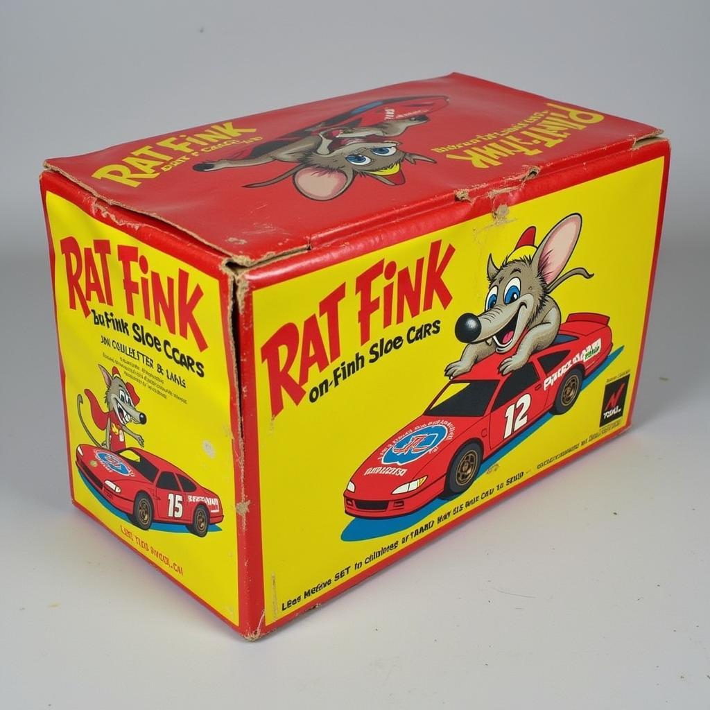 Matco Rat Fink Slot Car Set Original Box