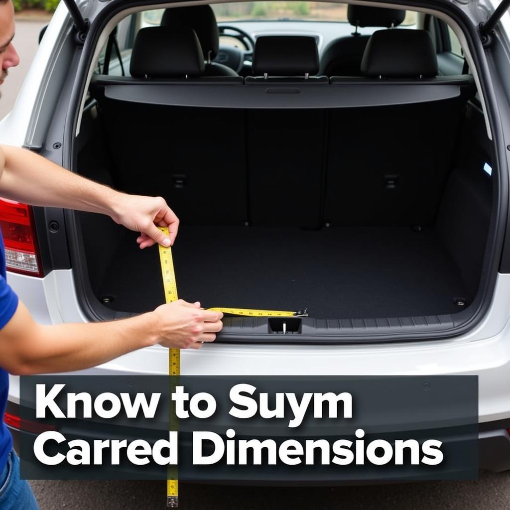 Measuring Car Trunk Space