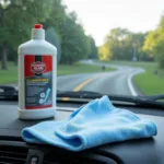 Microfiber Cloth and Windshield Cleaner