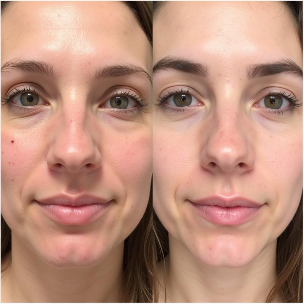 Microneedling Before and After Comparison