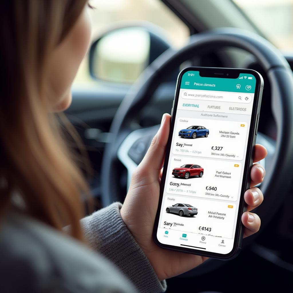 Mobile Car Comparison App