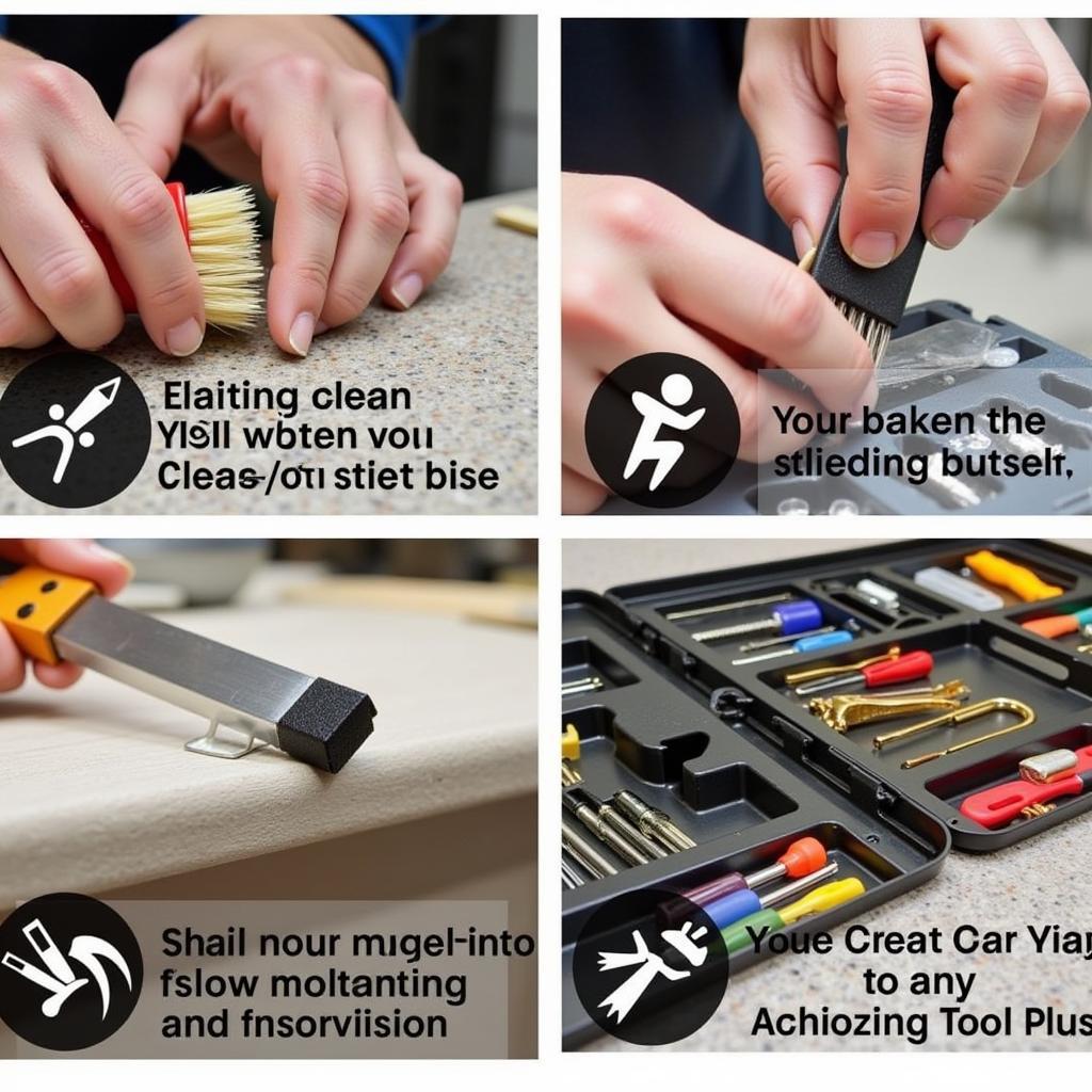 Cleaning and Maintaining Model Car Building Tools