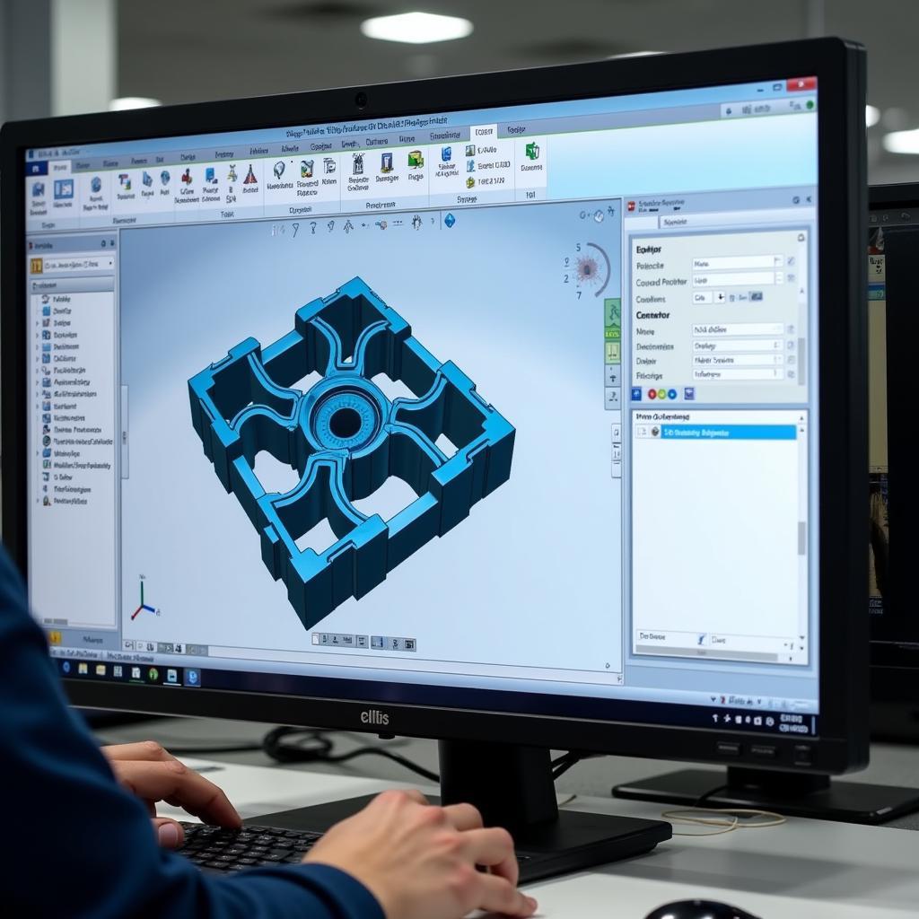 Modern CAD software being used for tool and die design on a computer screen