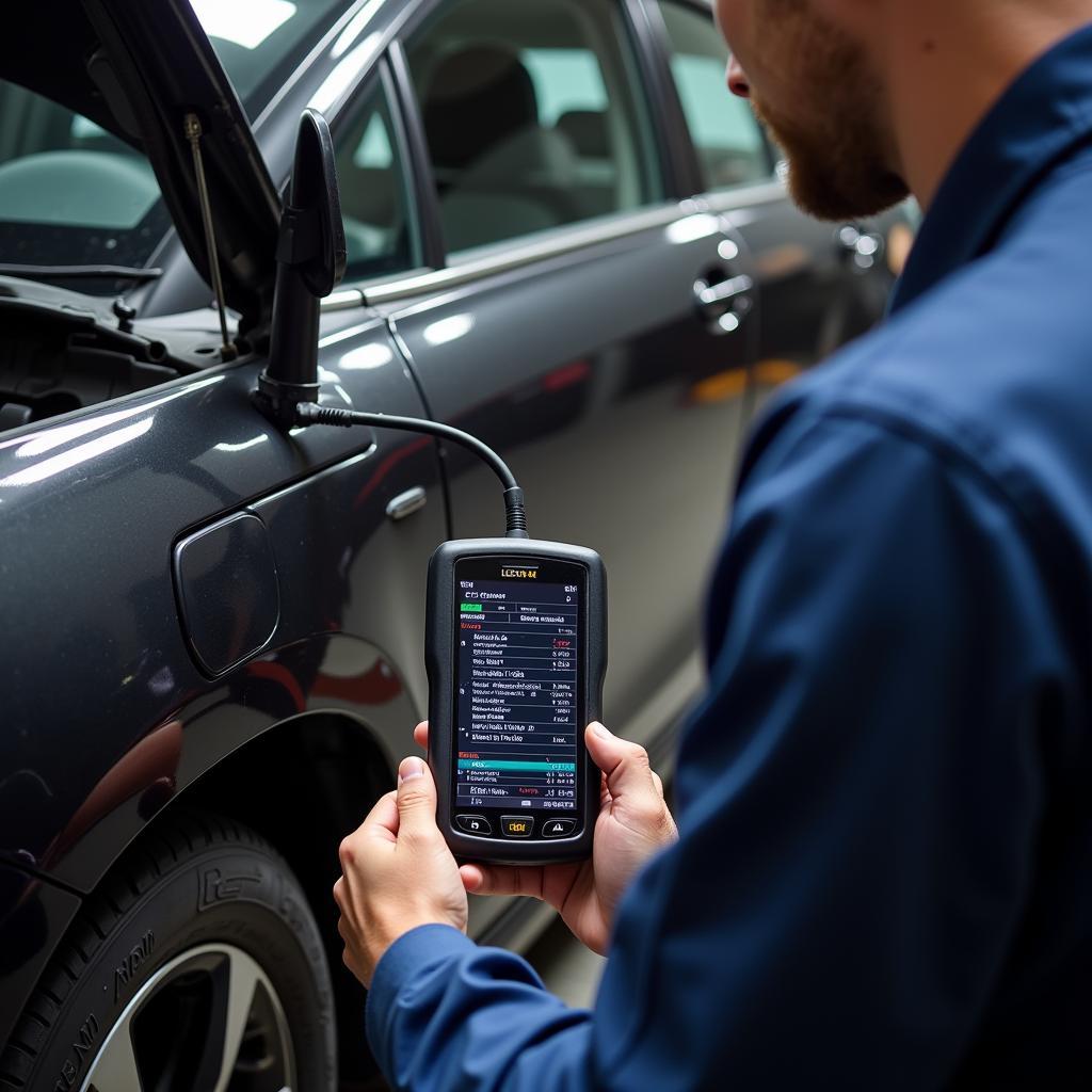 Modern Car Diagnostic Tools in Use