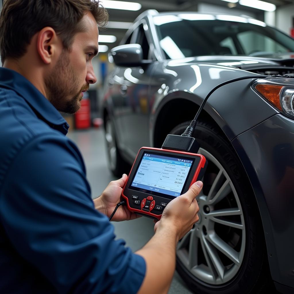 Modern Car Diagnostic Tools in Use