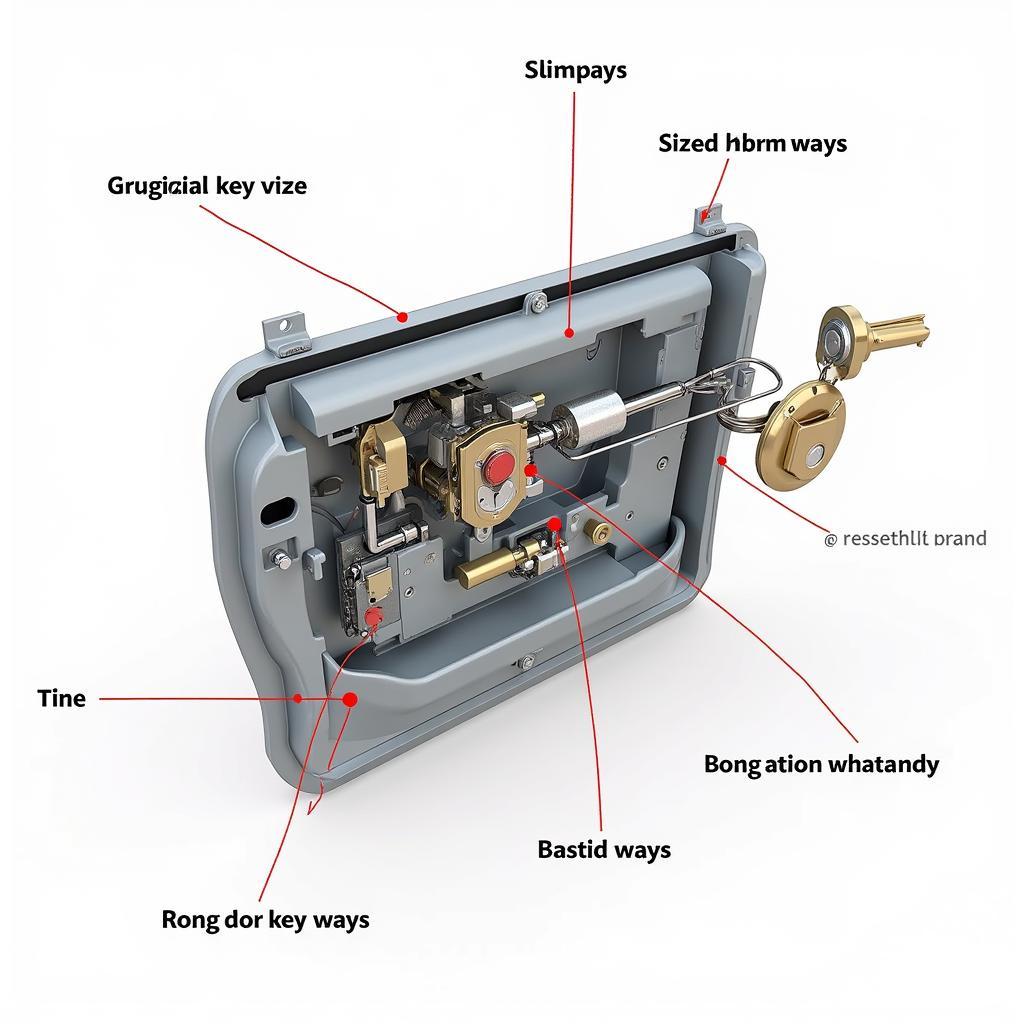 Modern Car Door Lock Mechanism