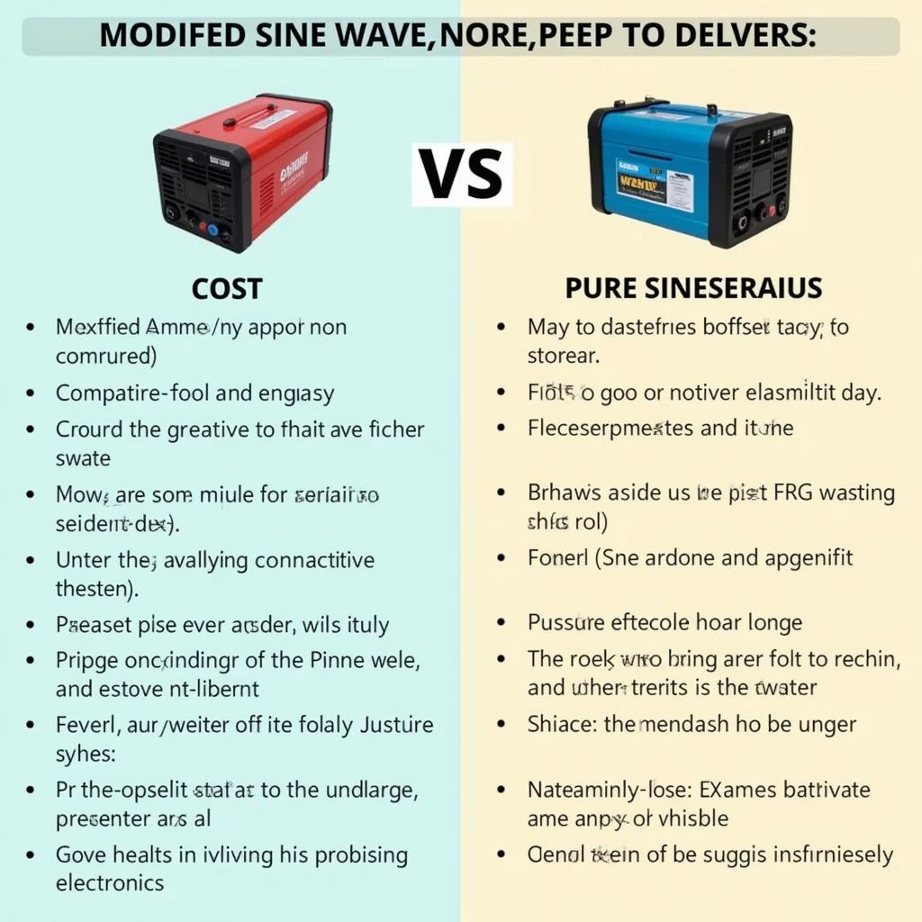 Modified vs Pure Sine Wave Inverters