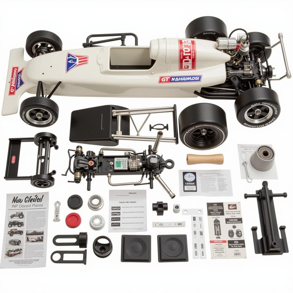 Monogram Mac Tools Indy Car Model Kit Parts