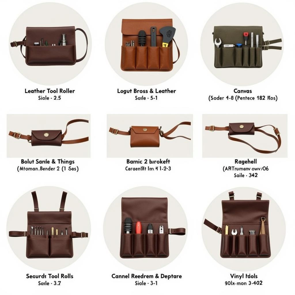 Different Morgan Tool Roll Styles