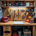 Organized Tool Bench in My Summer Car