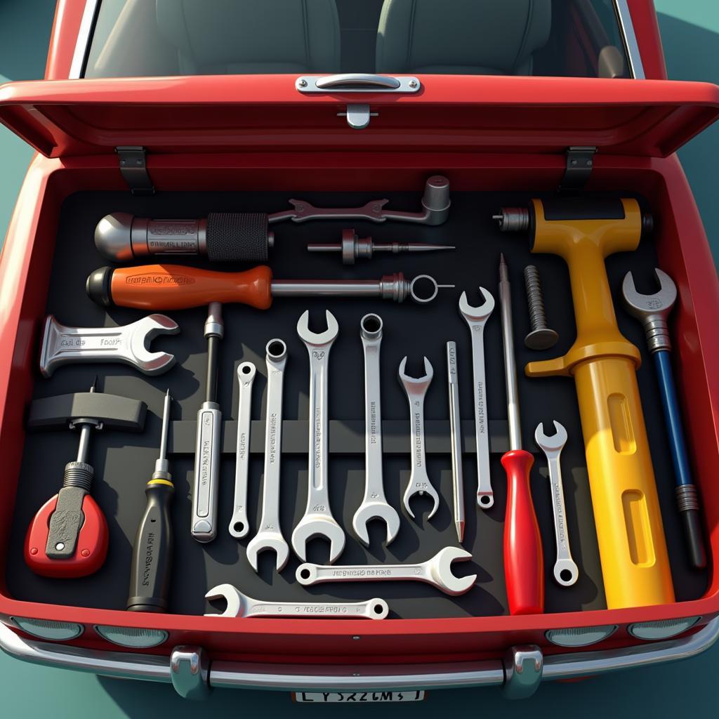 Organized Toolbox in My Summer Car