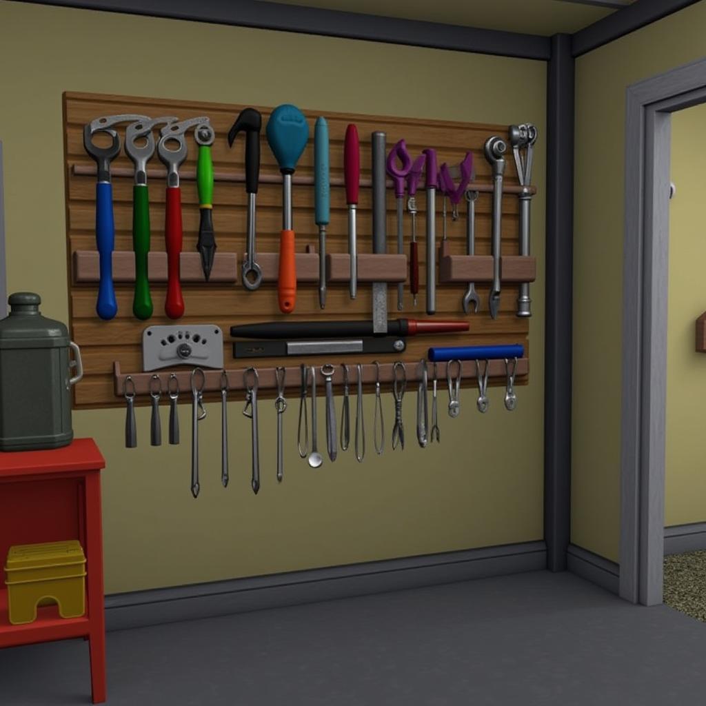 Organized Tools in My Summer Car Garage