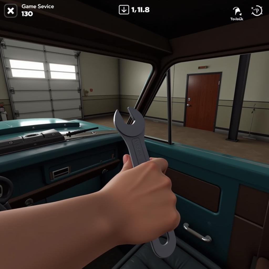 My Summer Car Player Perspective Picking Up a Tool