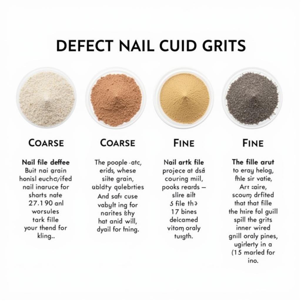 Nail File Grit Comparison Chart