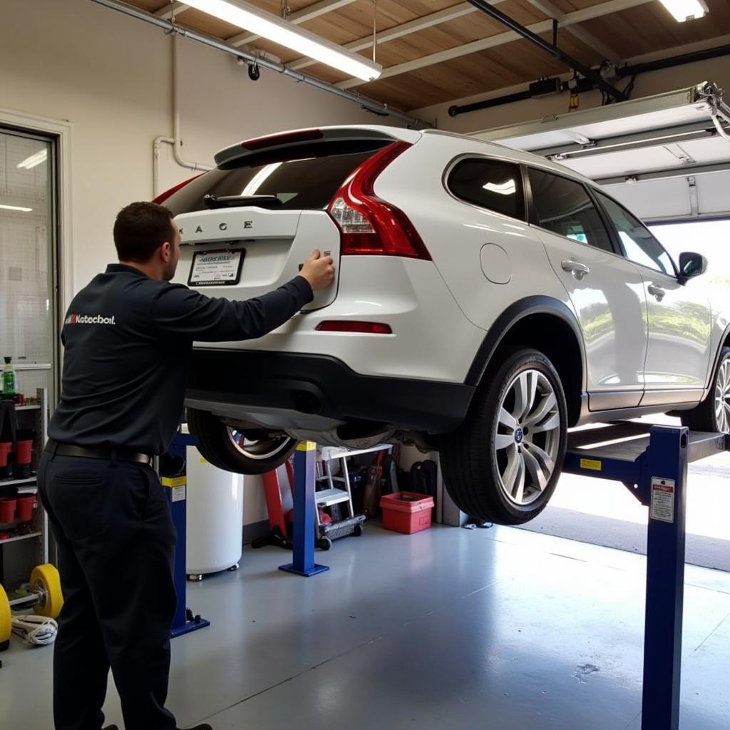 Professional Installation of a National Auto Tools Car Lift