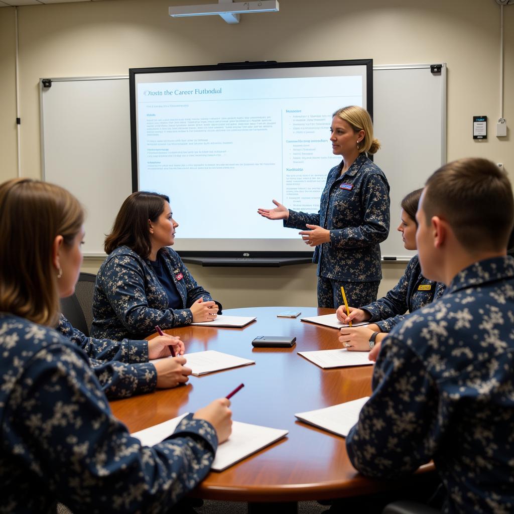 Navy Career Counseling Session