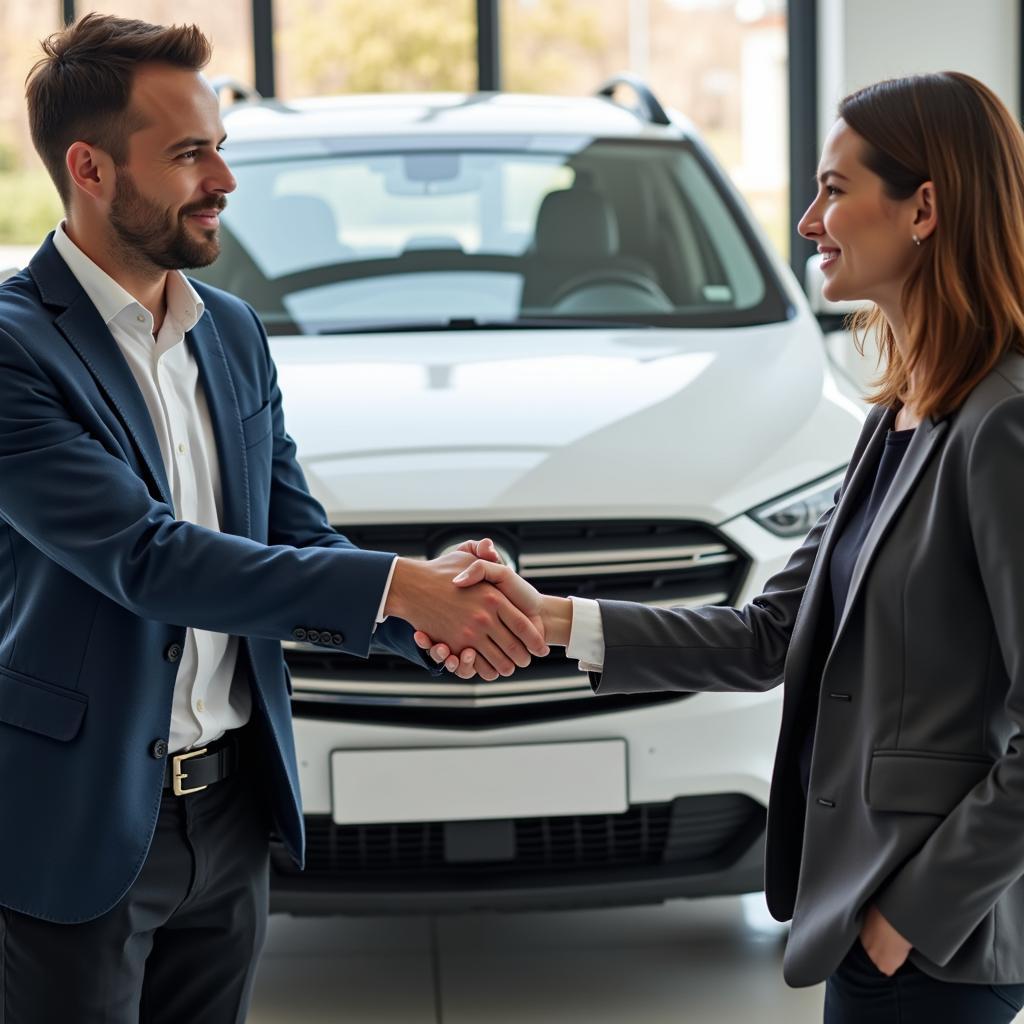 Negotiating the price of a car