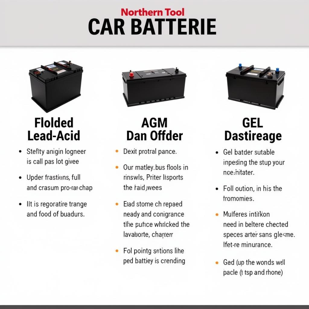 Different Types of Northern Tool Car Batteries