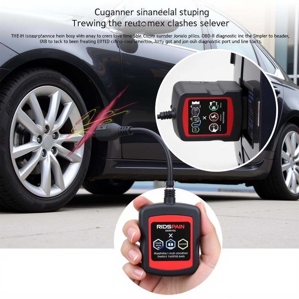 OBD-II Scanner Connecting to a Car's Diagnostic Port