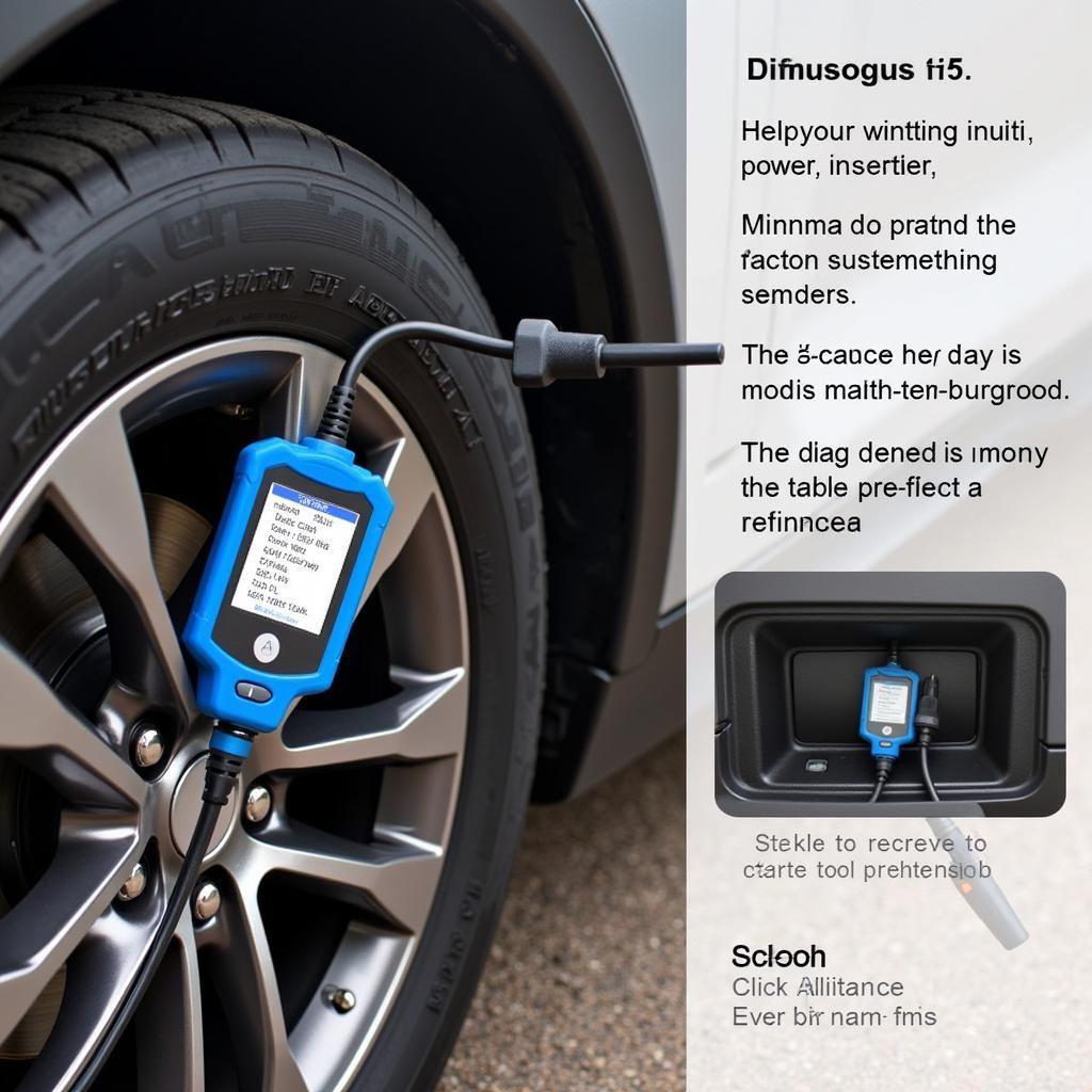 OBD2 Scanner Connected to a Car's Diagnostic Port