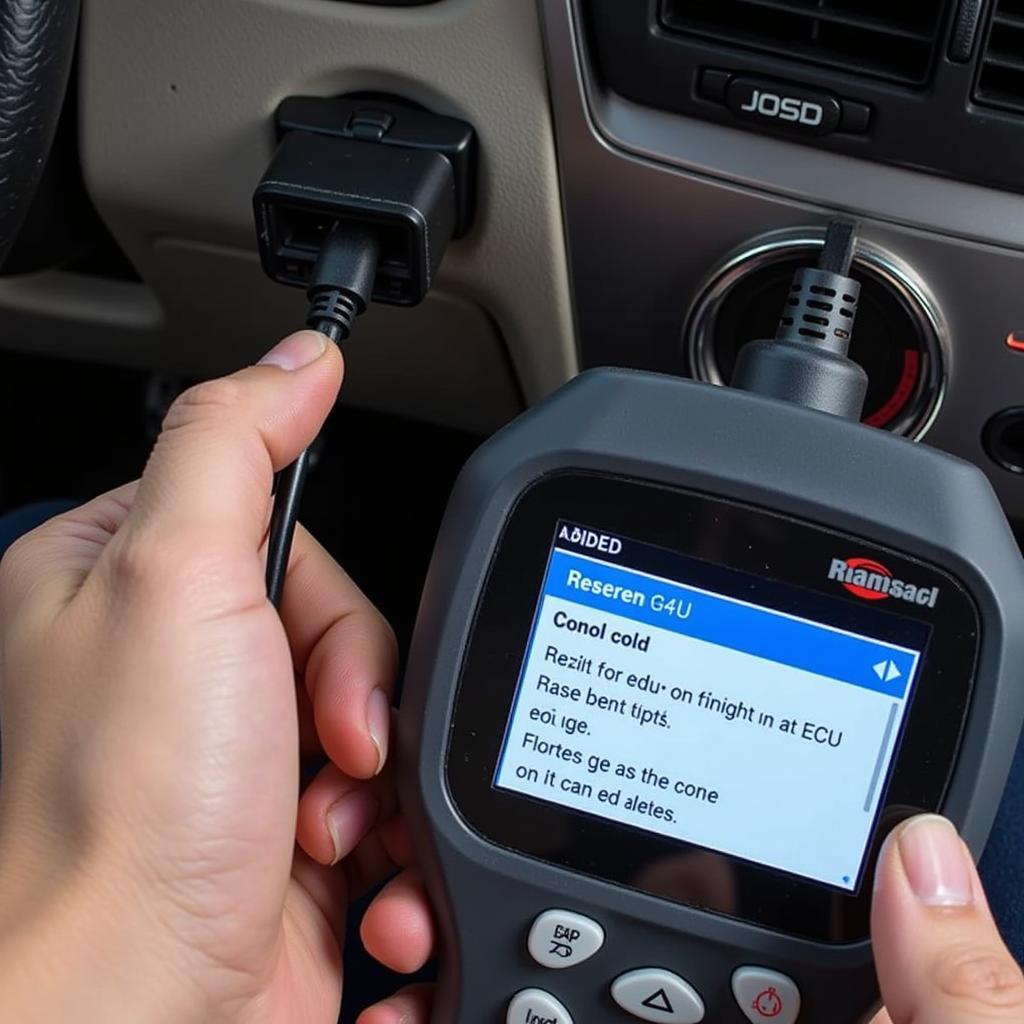 OBD-II Scanner Resetting ECU