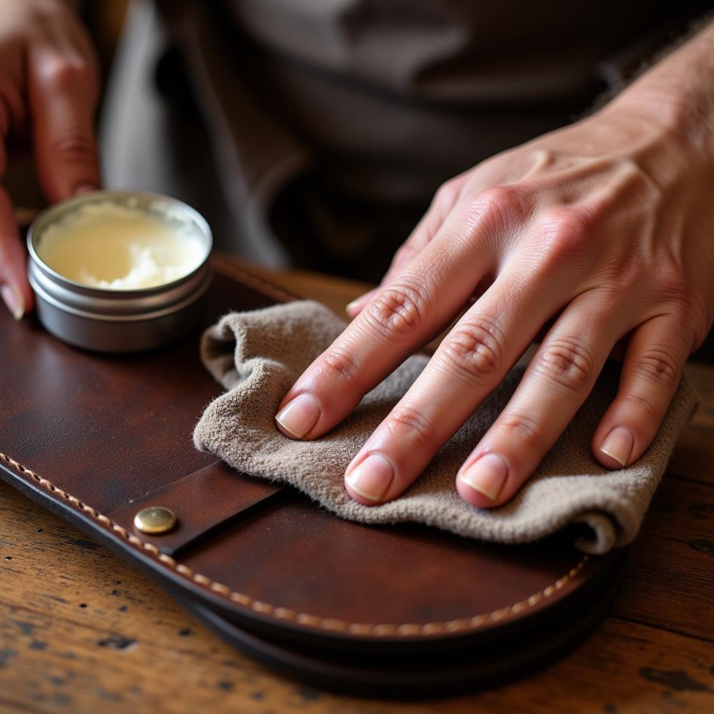 Cleaning an Occidental Leather Tool Belt