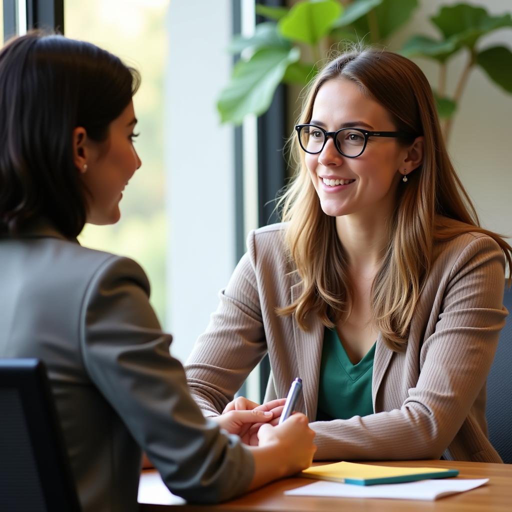 Ohio University Career Counseling Session