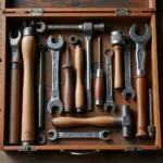 Vintage Car Repair Tool Set