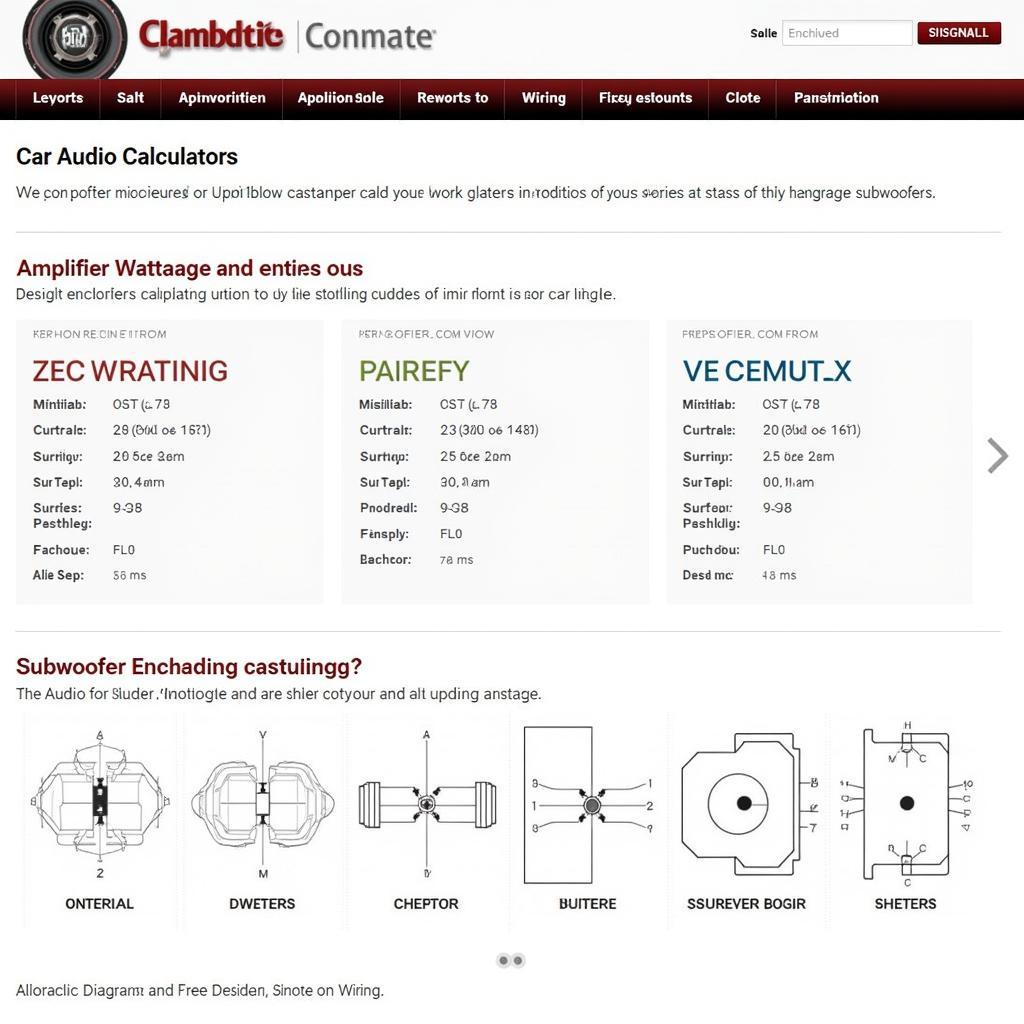 Online Car Audio Calculator