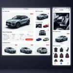 Online Car Design Tool Interface