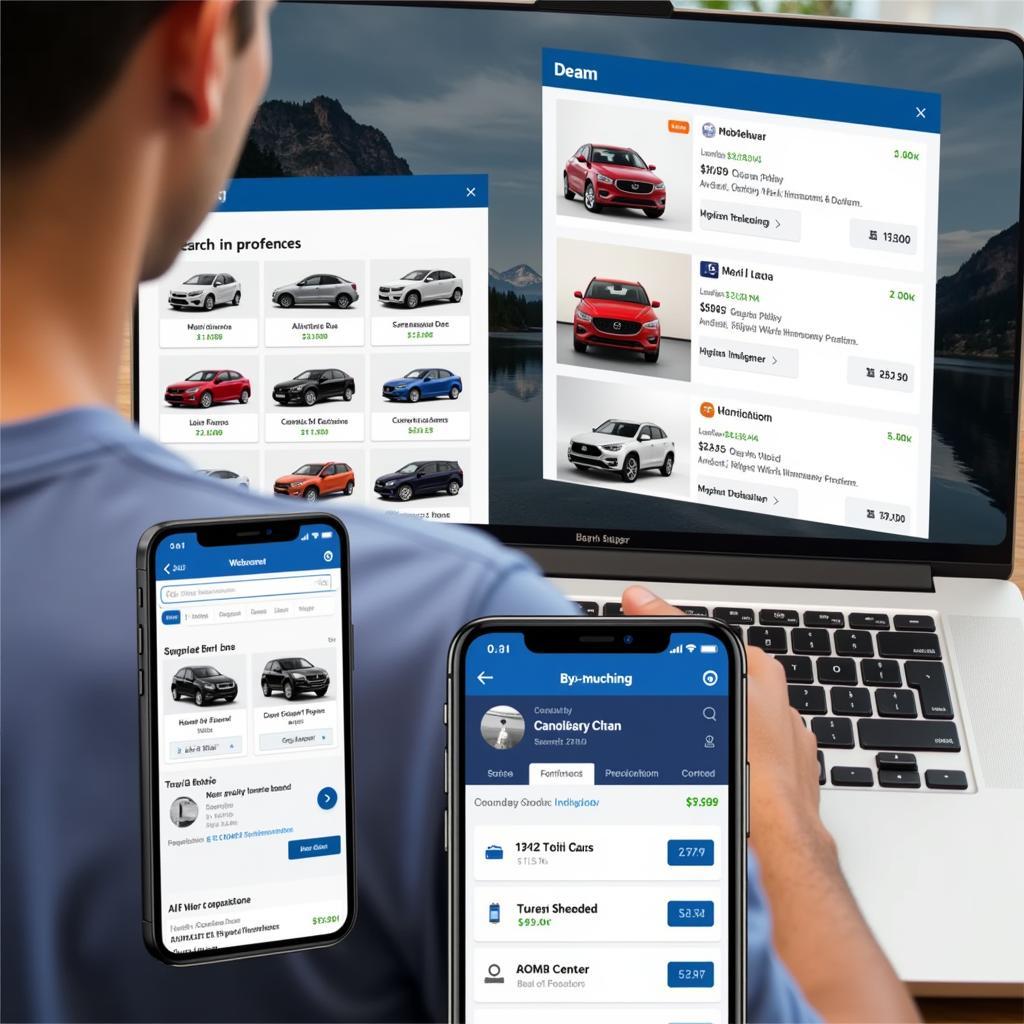 Online tools for searching and comparing cars