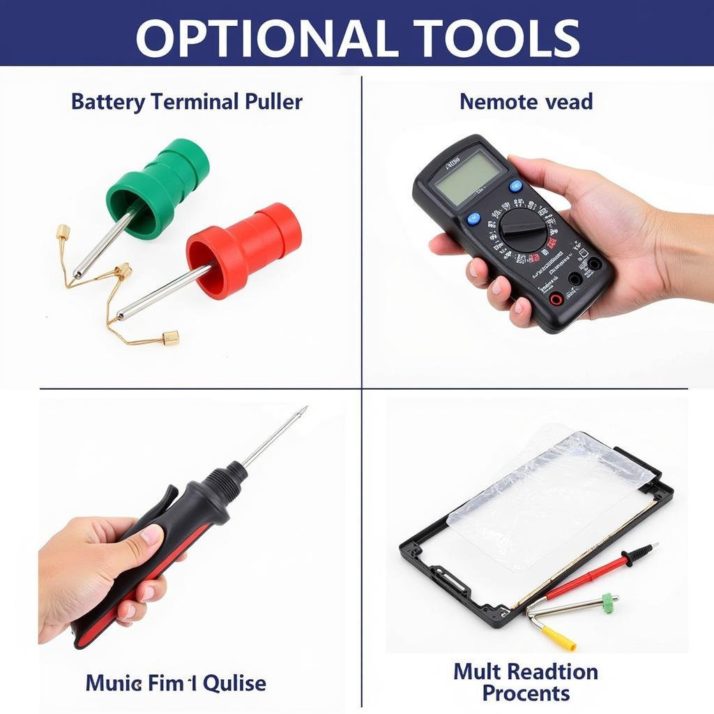 Optional Tools for Car Battery Replacement