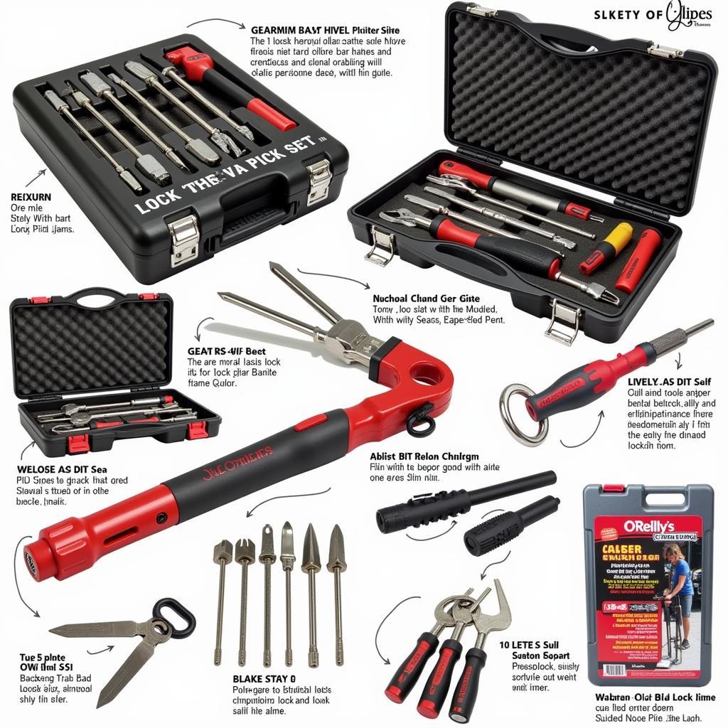 O'Reilly's Automotive Locksmith Tools