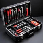 A well-organized car mechanic's toolbox