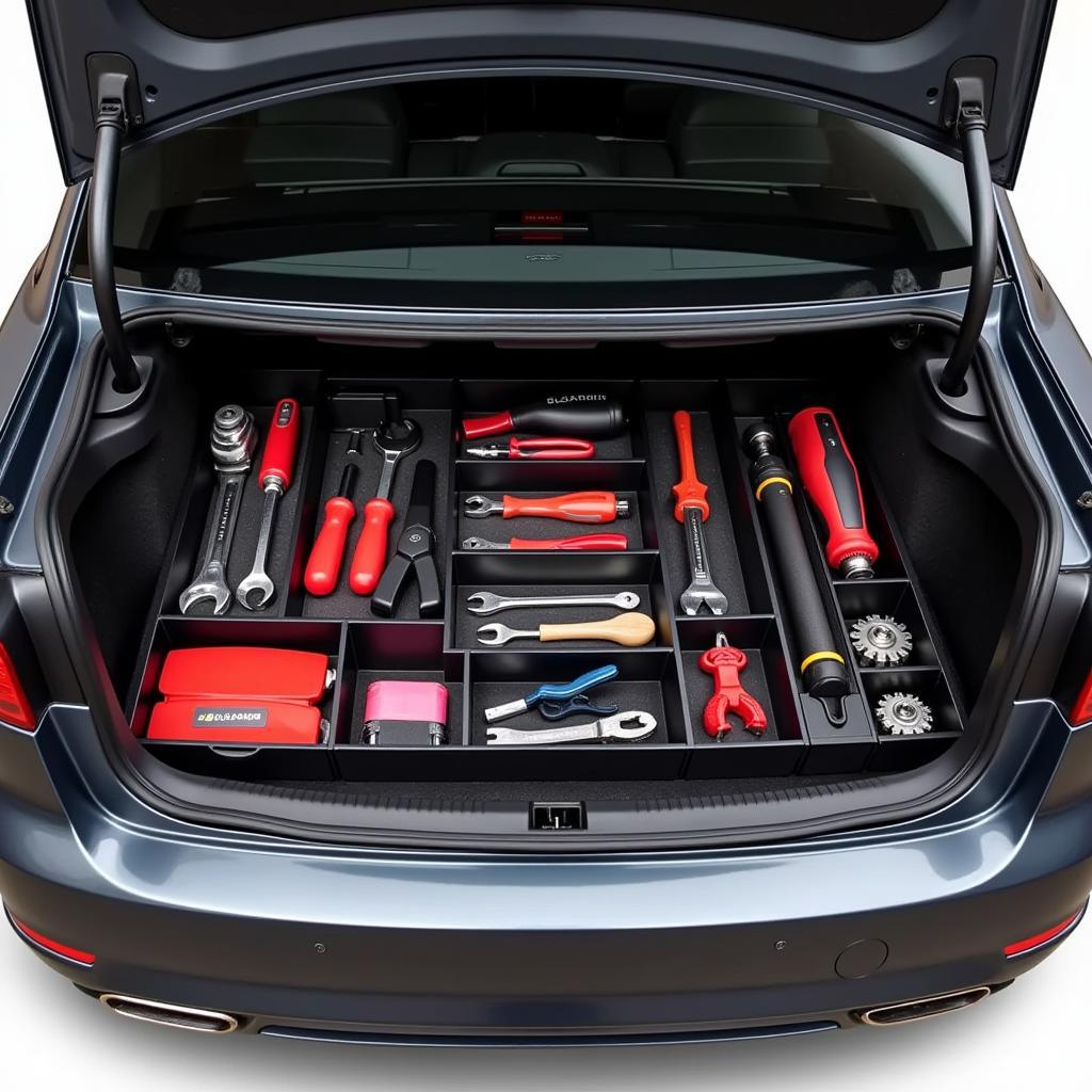 Organized Car Tool Box