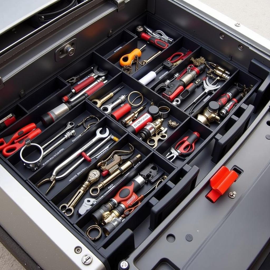 Organized Car Tool Box