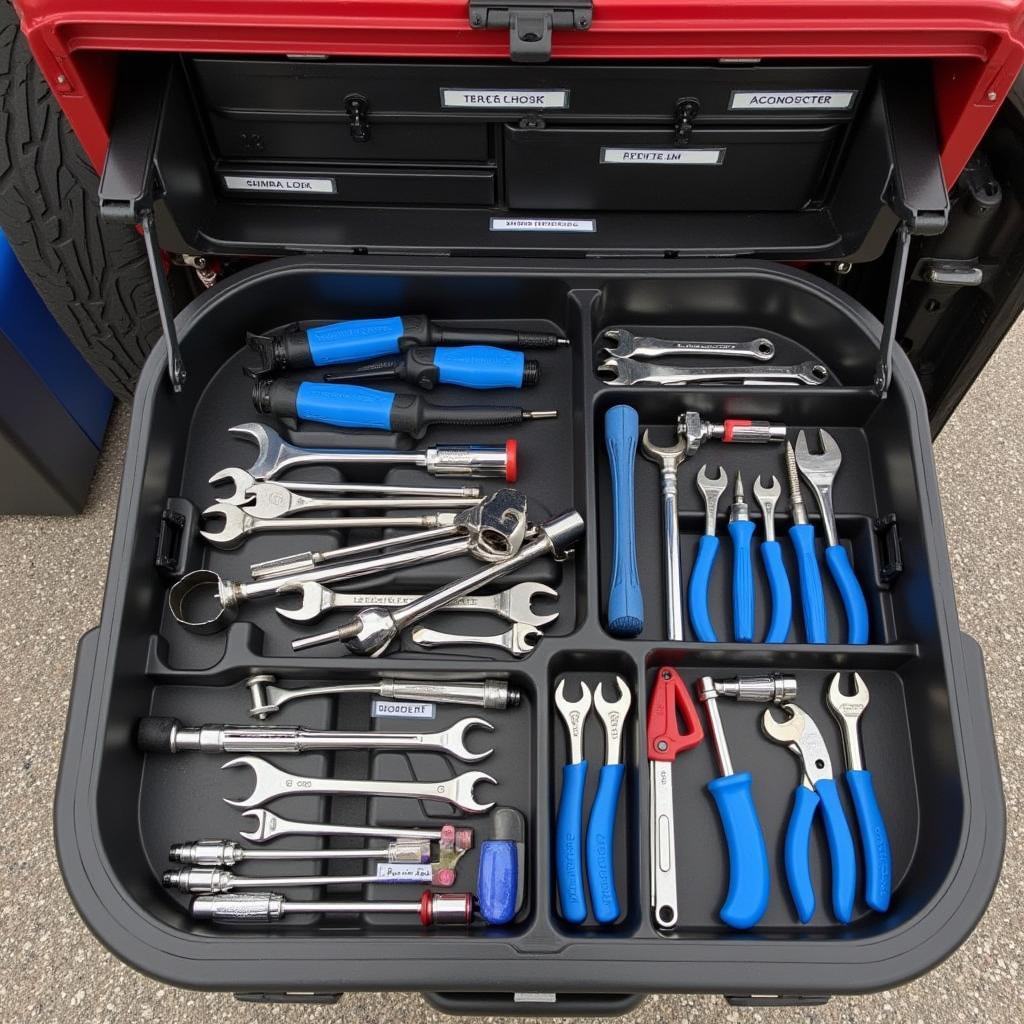 Organized Car Tool Box