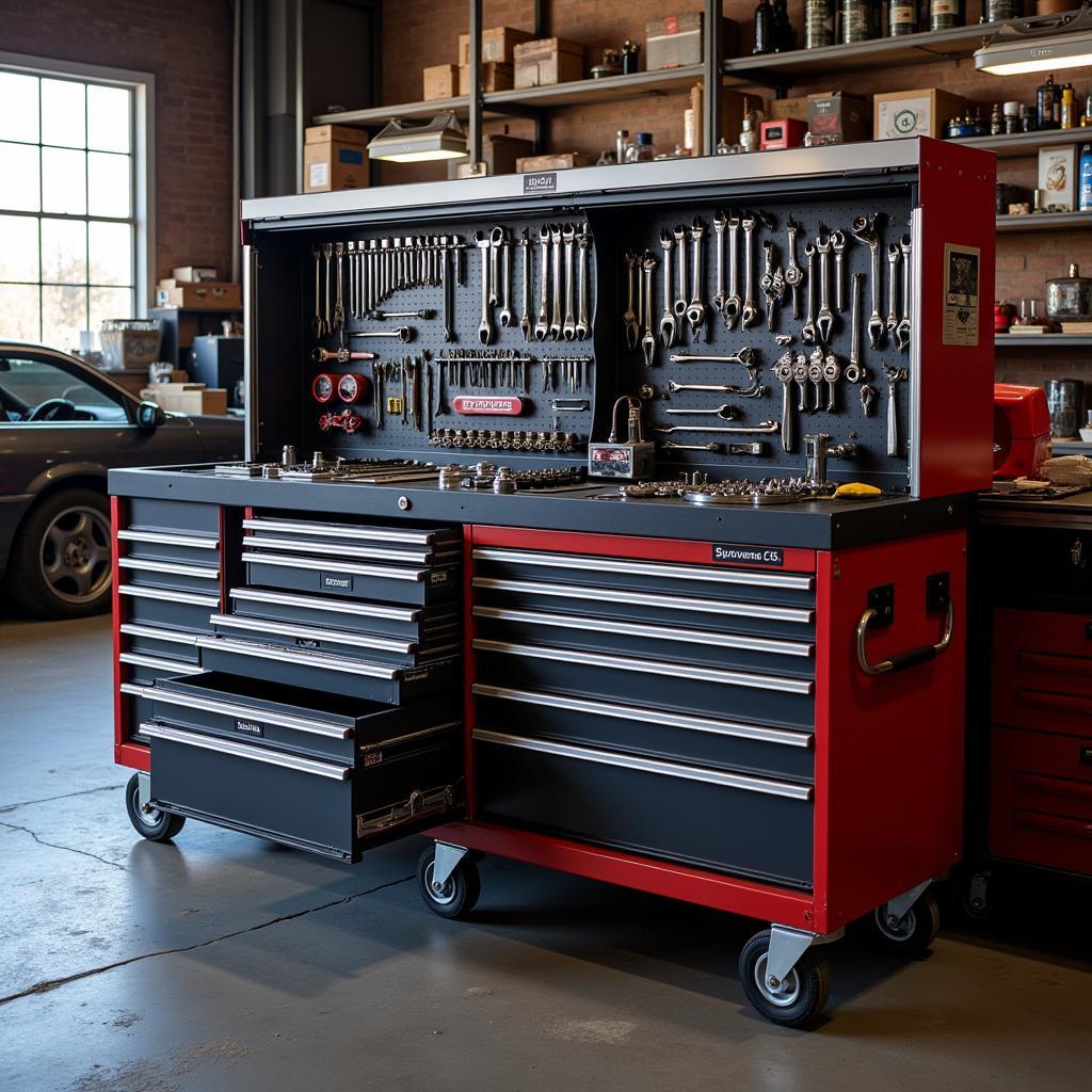 Well-Organized Car Tool Chest