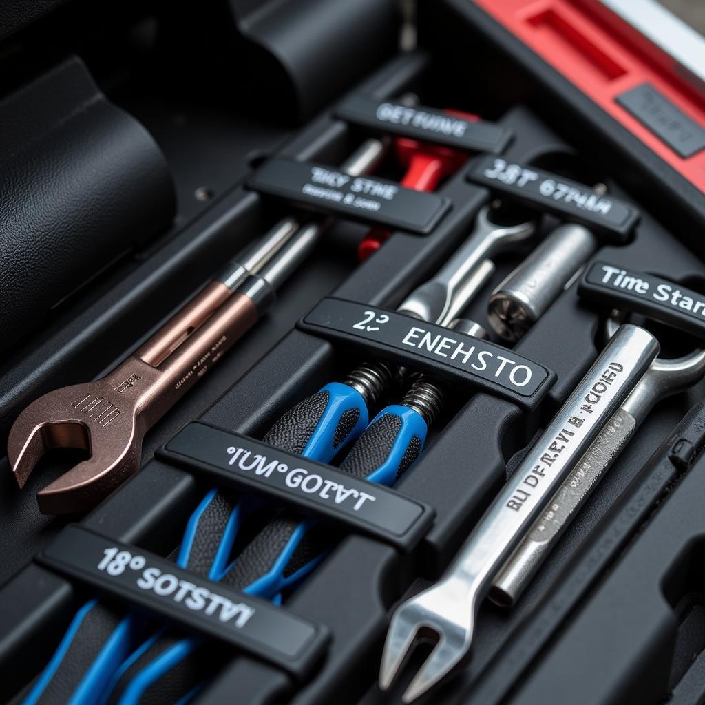 A Professionally Organized Car Tool Kit