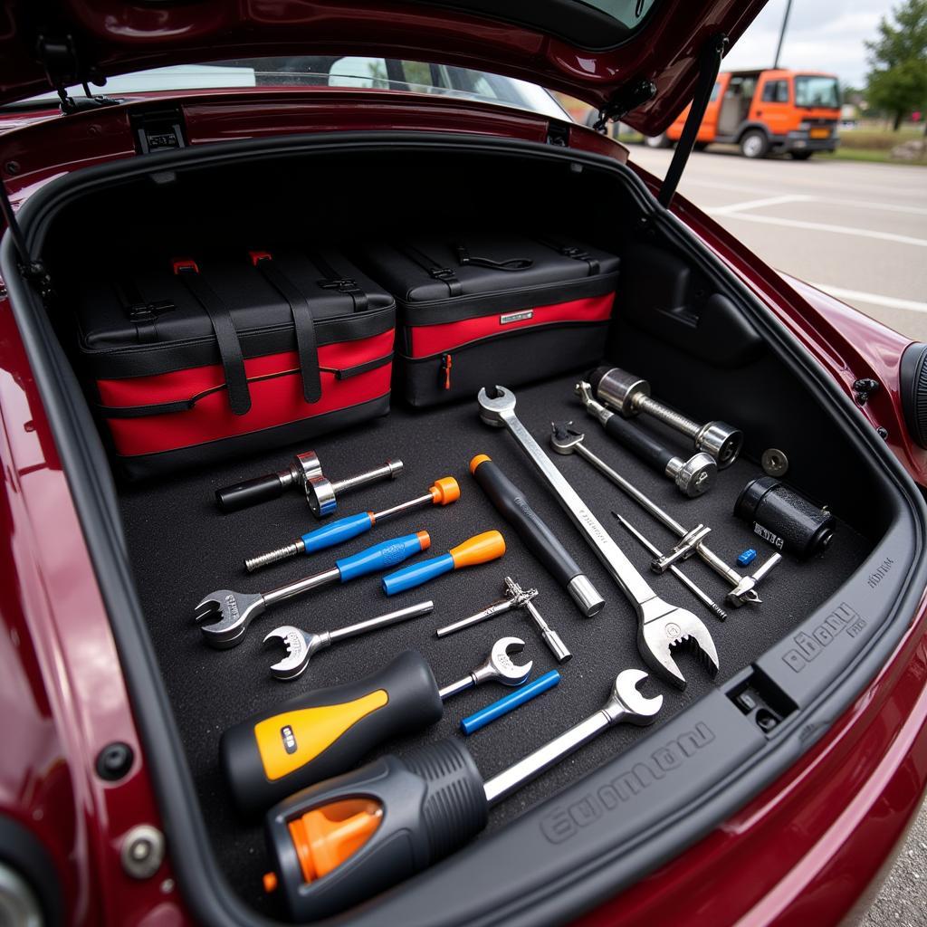 Organized Car Tool Kit for Accessibility