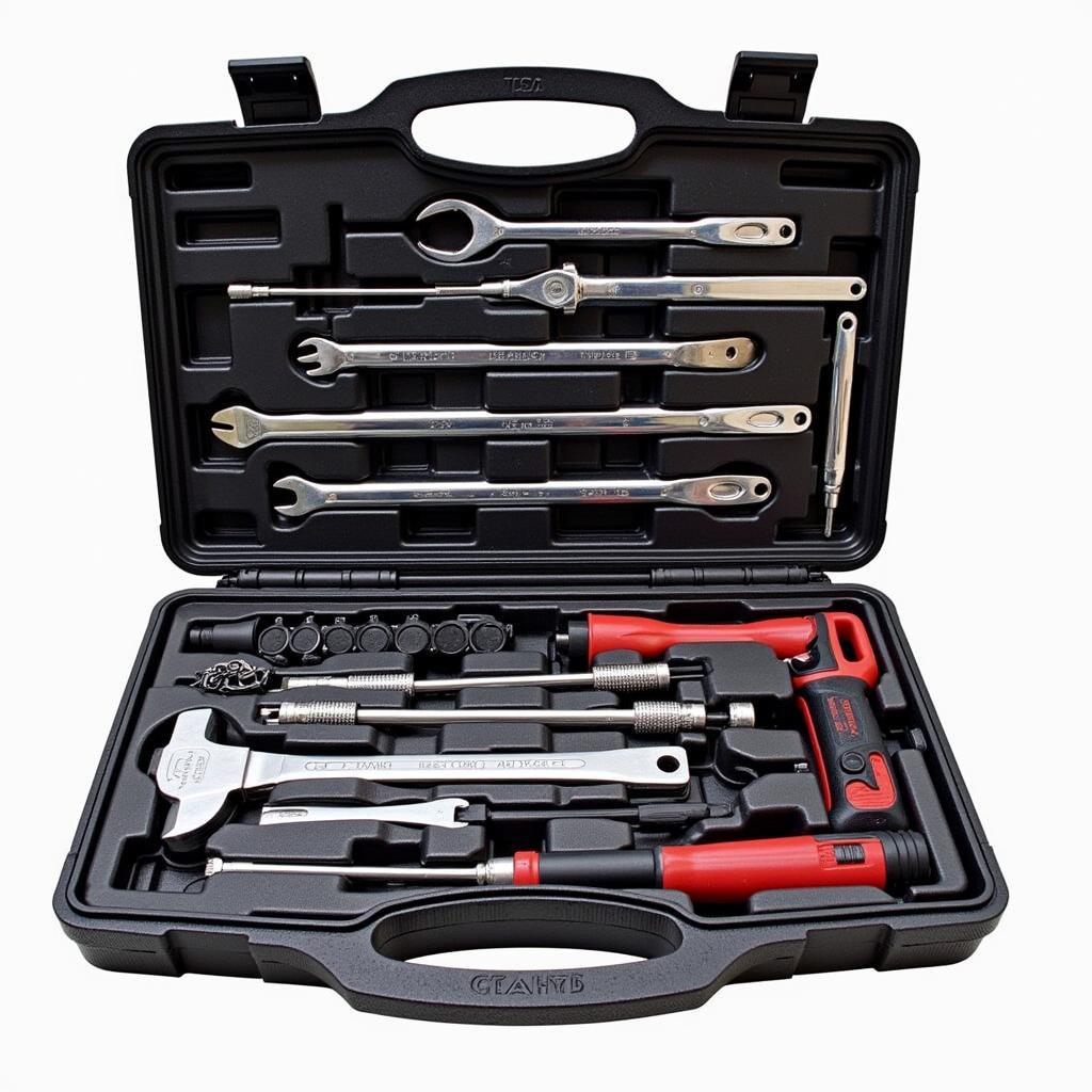 Organized Car Tool Kit in Case