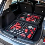 Organized Car Tool Kit in Trunk