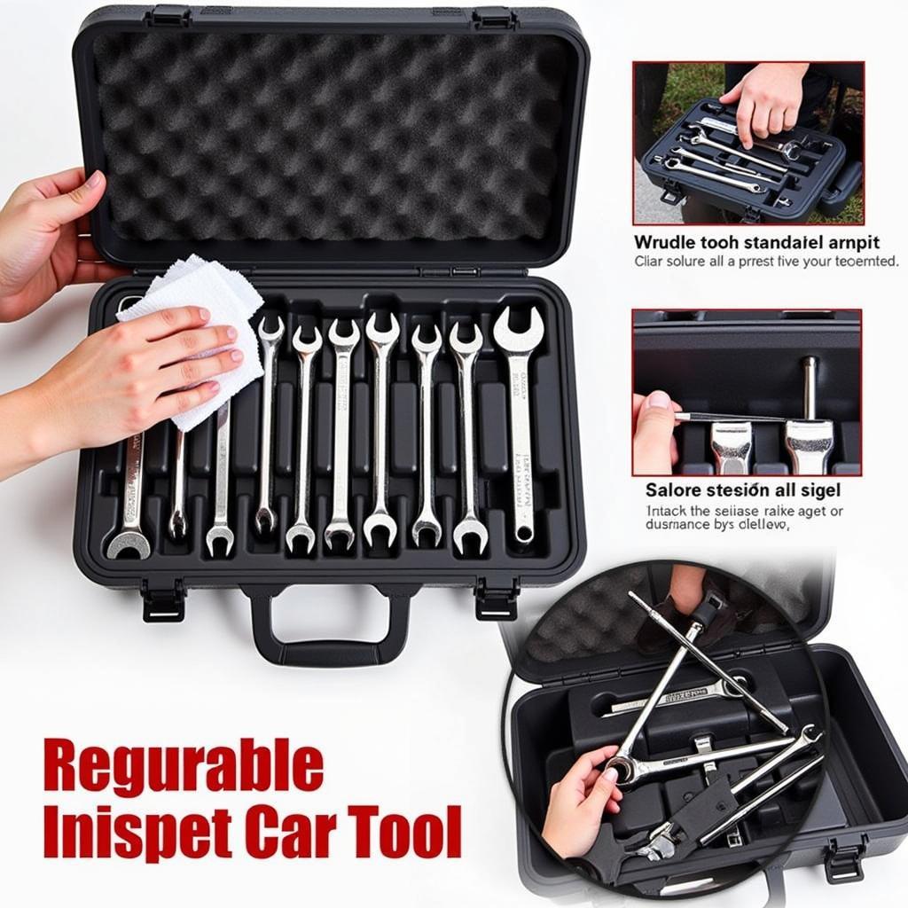 Organized Car Tools Kit Maintenance: Cleaning and Inspection