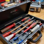 Organized Slot Car Tool Box for Maintenance